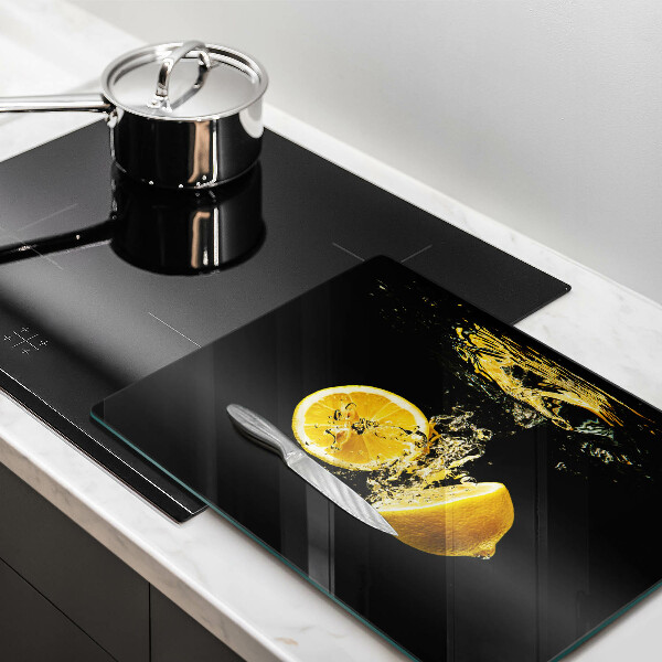 Tampa de parede do fogão a gás Fruta limão suculenta