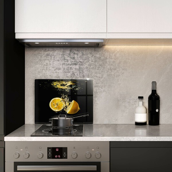 Tampa de parede do fogão a gás Fruta limão suculenta