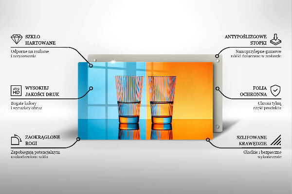 Cobertura de indução Dois copos de água