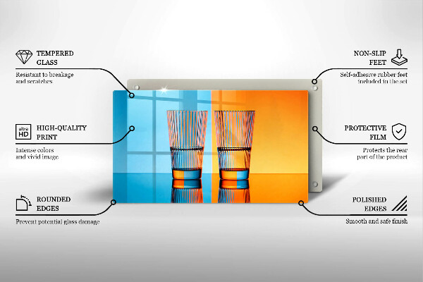 Cobertura de indução Dois copos de água