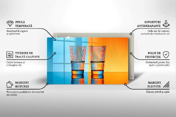 Cobertura de indução Dois copos de água