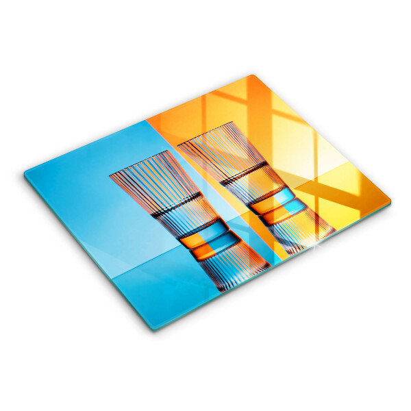 Cobertura de indução Dois copos de água