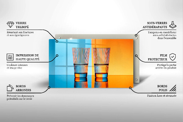 Cobertura de indução Dois copos de água