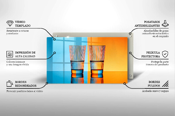 Cobertura de indução Dois copos de água