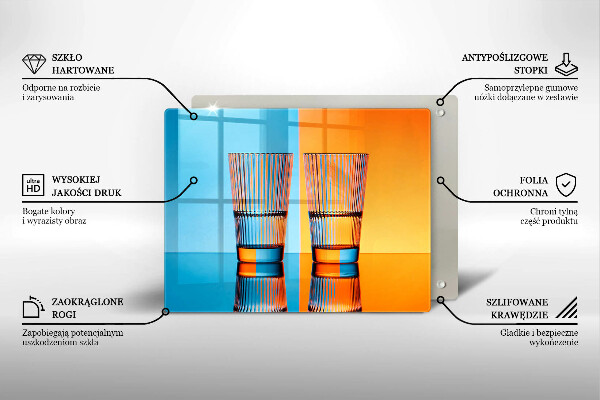 Cobertura de indução Dois copos de água