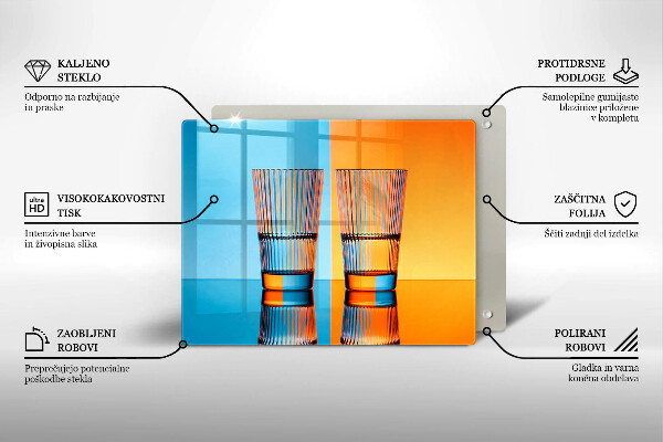 Cobertura de indução Dois copos de água