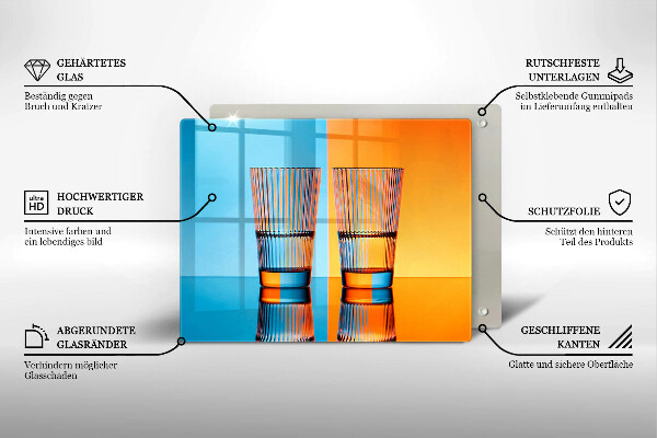 Cobertura de indução Dois copos de água