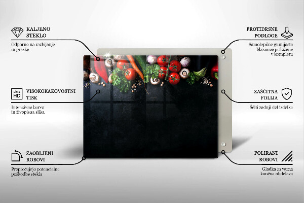 Cobertura de indução Vegetais coloridos