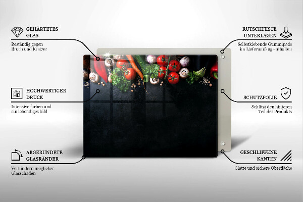 Cobertura de indução Vegetais coloridos