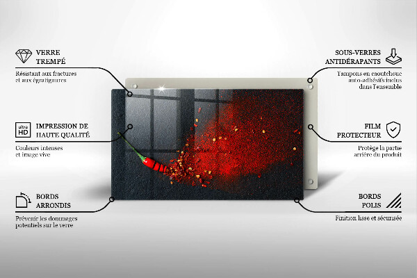 Tampa da placa de indução Pimenta