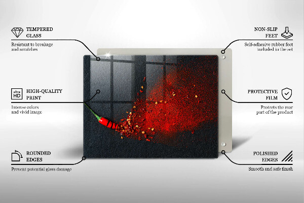 Tampa da placa de indução Pimenta