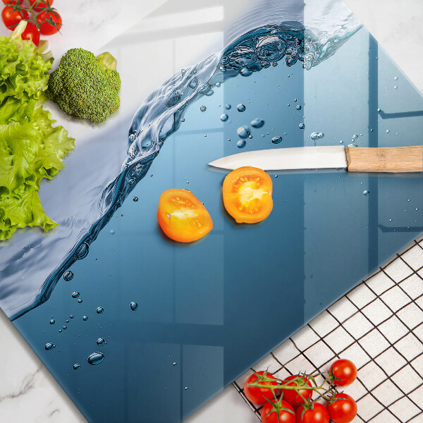 Cobertura de indução Água azul