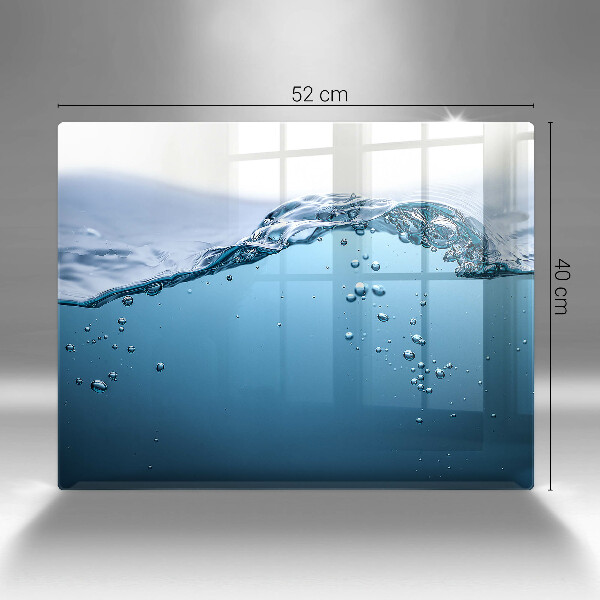 Cobertura de indução Água azul