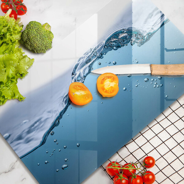 Cobertura de indução Água azul