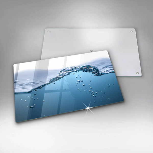 Cobertura de indução Água azul