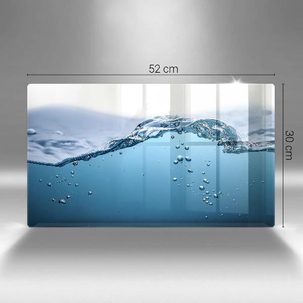 Cobertura de indução Água azul