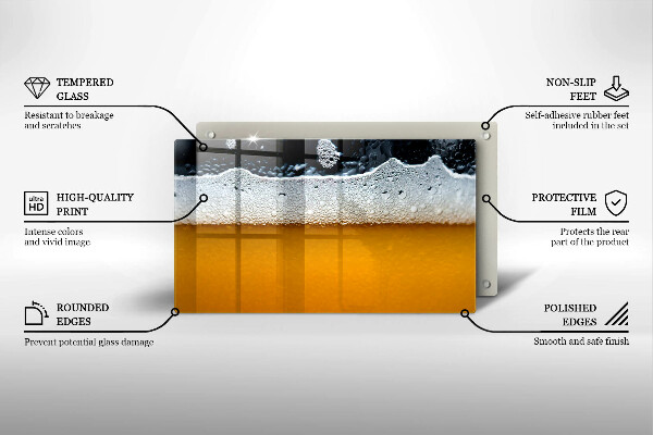 Cobertura de indução Beber espuma de cerveja