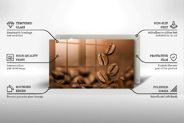 Cobertura de indução Grãos de café