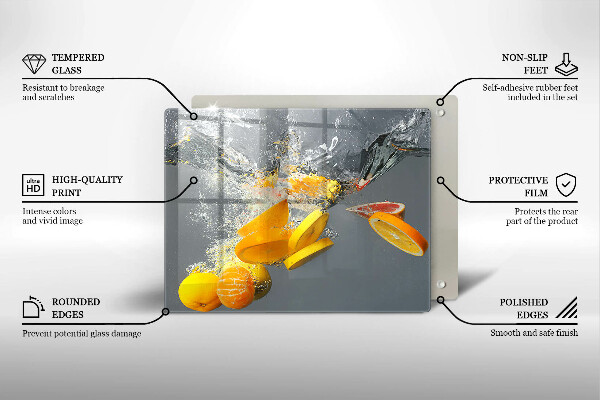 Cobertura de indução Limões em água
