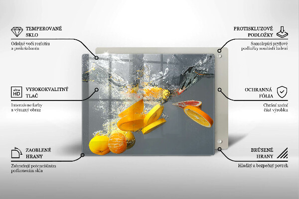 Cobertura de indução Limões em água