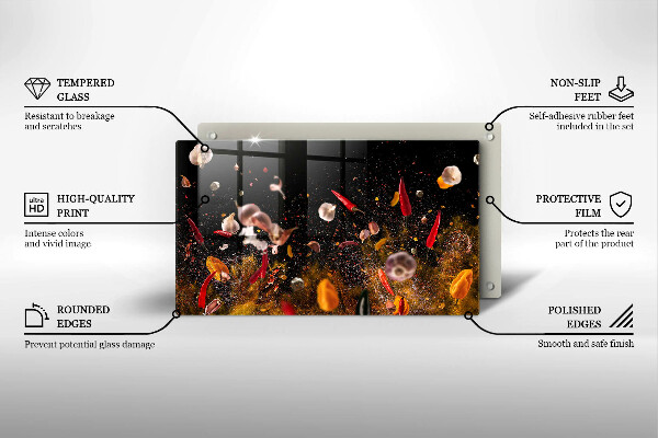 Cobertura de indução Especiarias picantes
