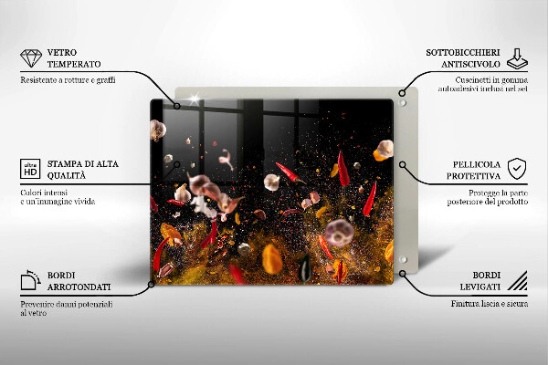 Cobertura de indução Especiarias picantes
