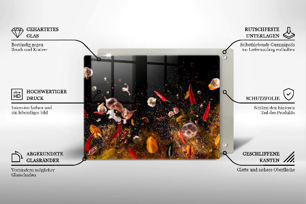 Cobertura de indução Especiarias picantes