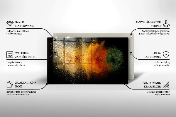 Cobertura de indução Especiarias coloridas