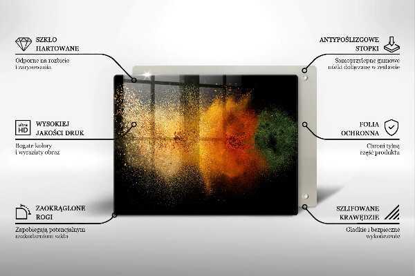 Cobertura de indução Especiarias coloridas