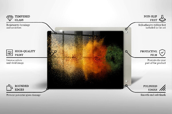 Cobertura de indução Especiarias coloridas