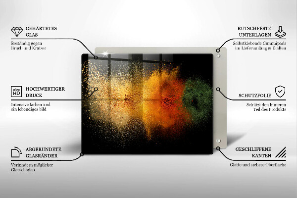 Cobertura de indução Especiarias coloridas
