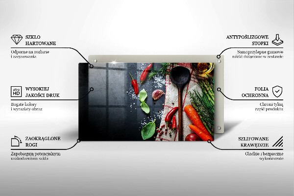 Vidro para placas de indução Comida de cozinha