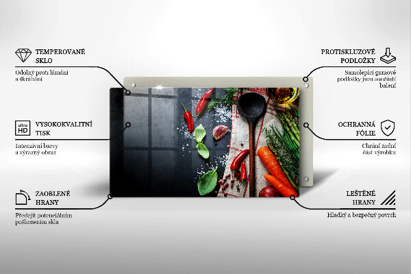 Vidro para placas de indução Comida de cozinha