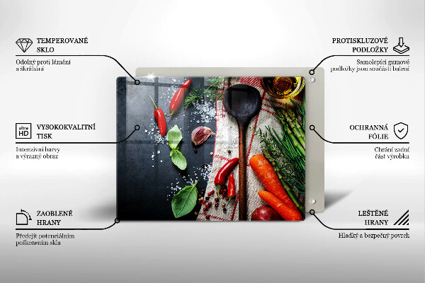 Vidro para placas de indução Comida de cozinha