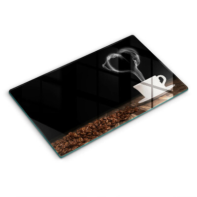 Vidro para placas de indução Coração de xícara de café