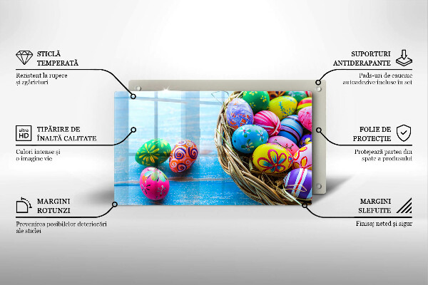 Tampa da placa de indução ovos de páscoa