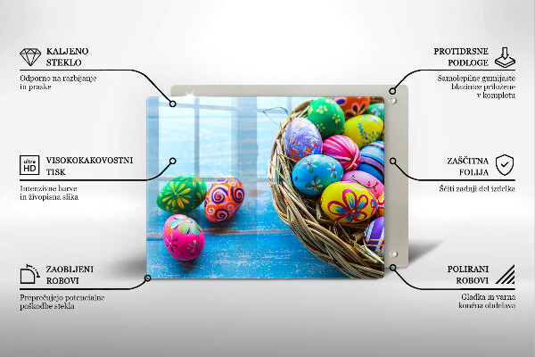 Tampa da placa de indução ovos de páscoa