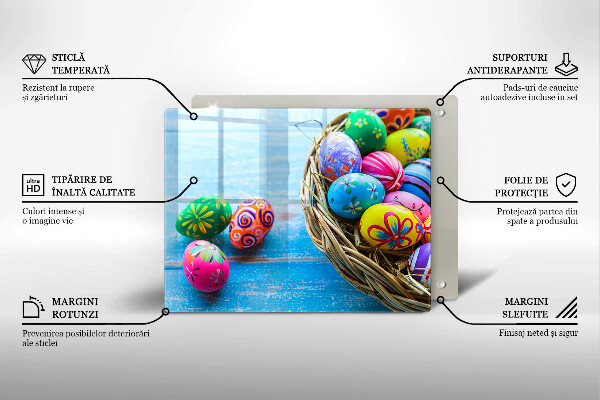 Tampa da placa de indução ovos de páscoa