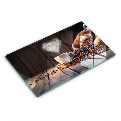 Revestimentos de parede a gás Uma xícara de café e um coração