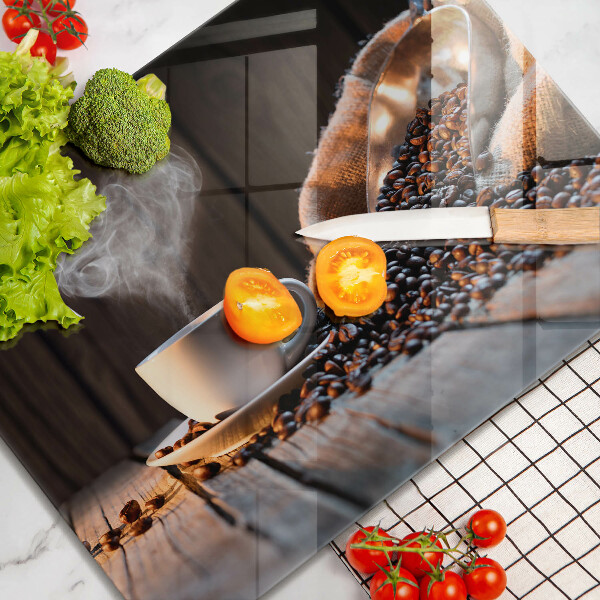 Revestimentos de parede a gás Uma xícara de café e um coração