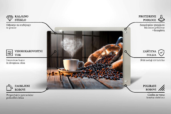 Revestimentos de parede a gás Uma xícara de café e um coração