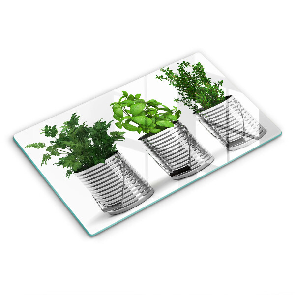Vidro para placas de indução Vasos de ervas e plantas