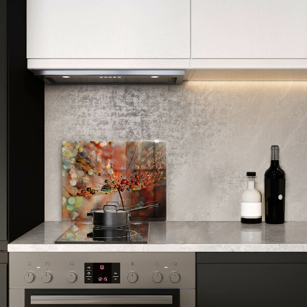 Vidro para placas de indução Dente-de-leão molhado