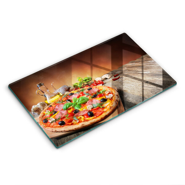 Tampa de parede do fogão a gás pizza italiana