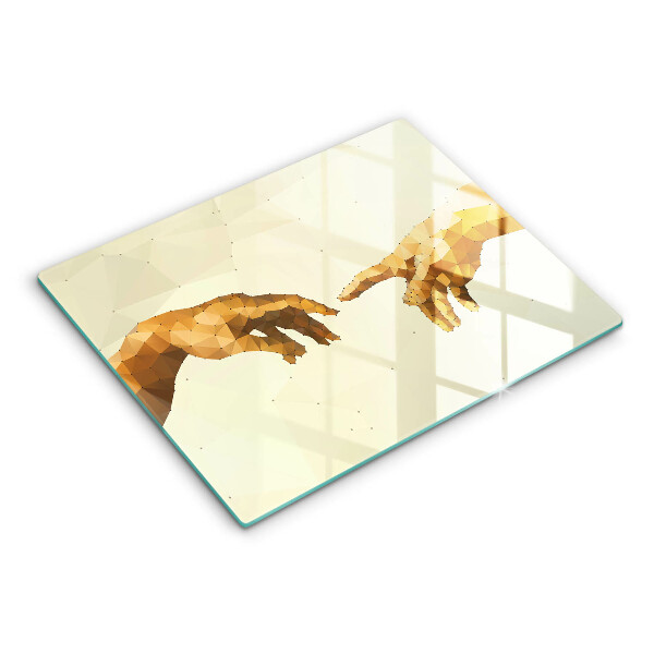 Vidro para placas de indução Criação das mãos de Adão