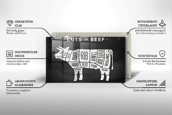 Cobertura de indução Carne de vaca