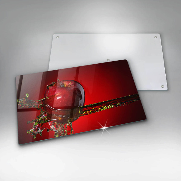 Tampa de parede do fogão a gás Maçã na água