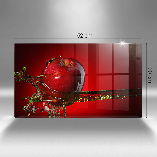 Tampa de parede do fogão a gás Maçã na água