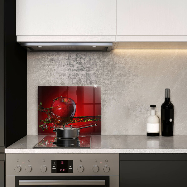 Tampa de parede do fogão a gás Maçã na água