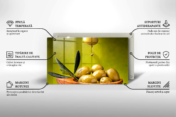 Vidro para placas de indução Azeitonas saborosas